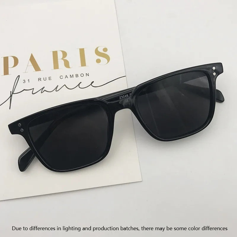 Men's Square Vintage Mirror Sunglasses UV400 – Retro Driver