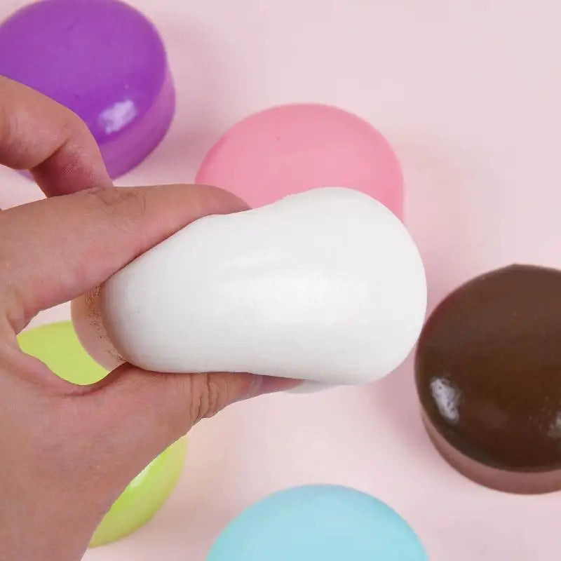 Slow Rising Squishy Steamed Bun Fidget Toy – Soft & Sensory