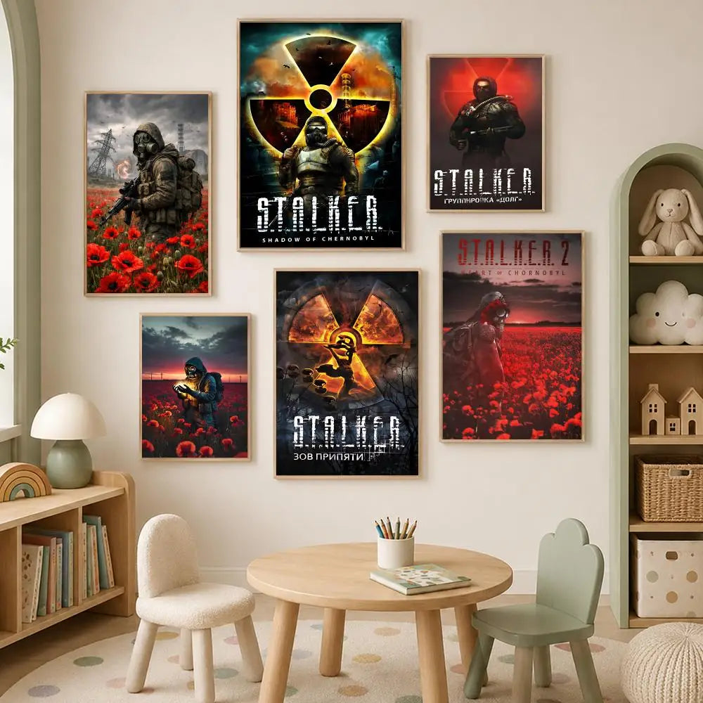 S.T.A.L.K.E.R Game Wall Art Poster – Self-Stick HD Waterproof
