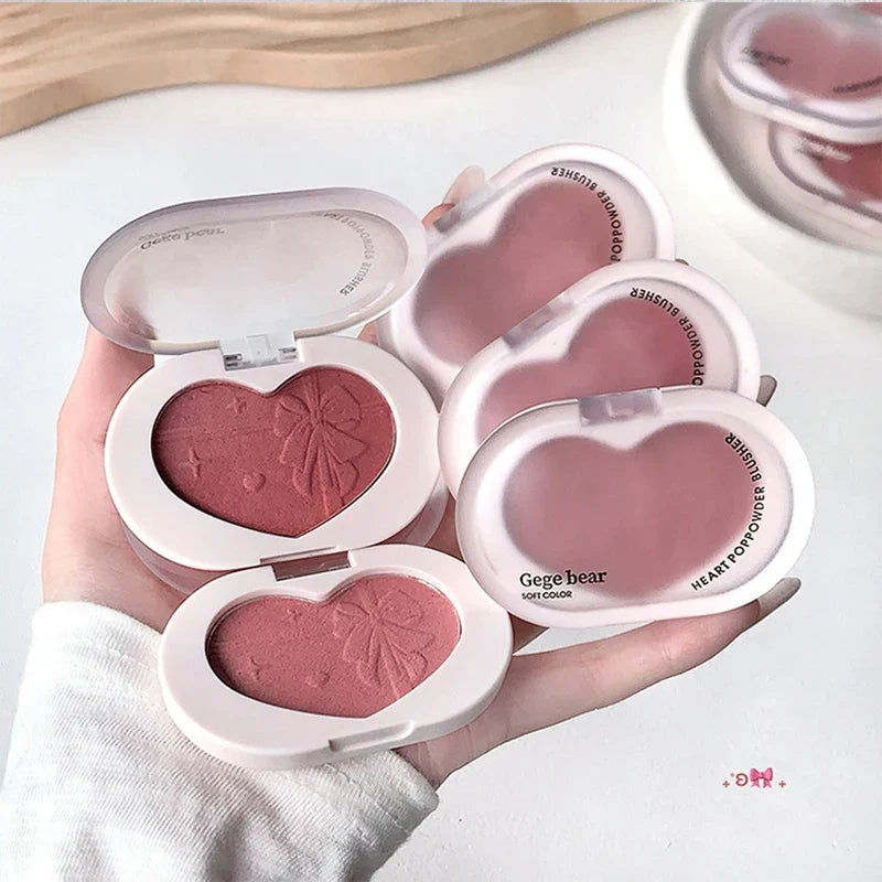 Single Heartbeat Cream Blush Silky Texture Long-lasting Natural
