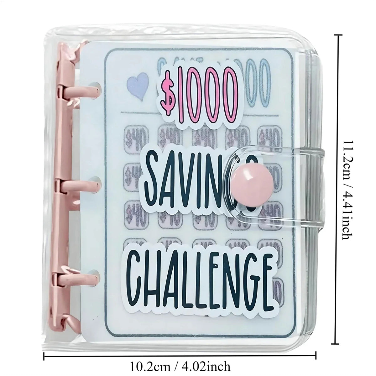 1000 Savings Challenge Binder Money Saving Challenges Book Envelopes