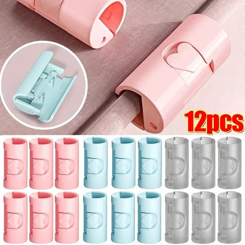 12-Pack Anti-Slip Bed Sheet Holder Clips | Mattress Gripper