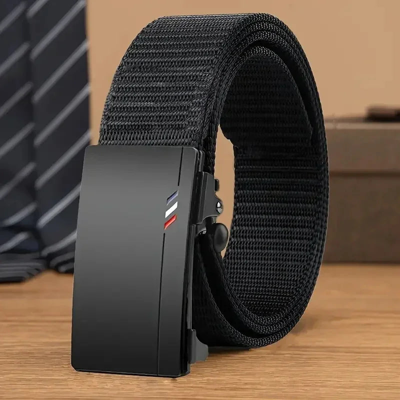 Men's Canvas Belt Quick Release Automatic Buckle | Outdoor Sports