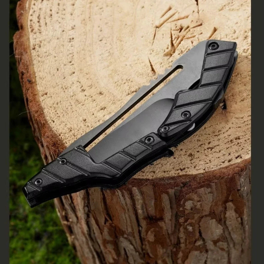 Stainless Steel Folding Pocket Knife – Camping & Kitchen
