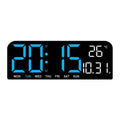 Large LED Digital Clock – Dual Alarm, Temperature & Date