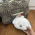 Cute Plush Snowman Coin Purse – Zippered Mini Wallet for Kids