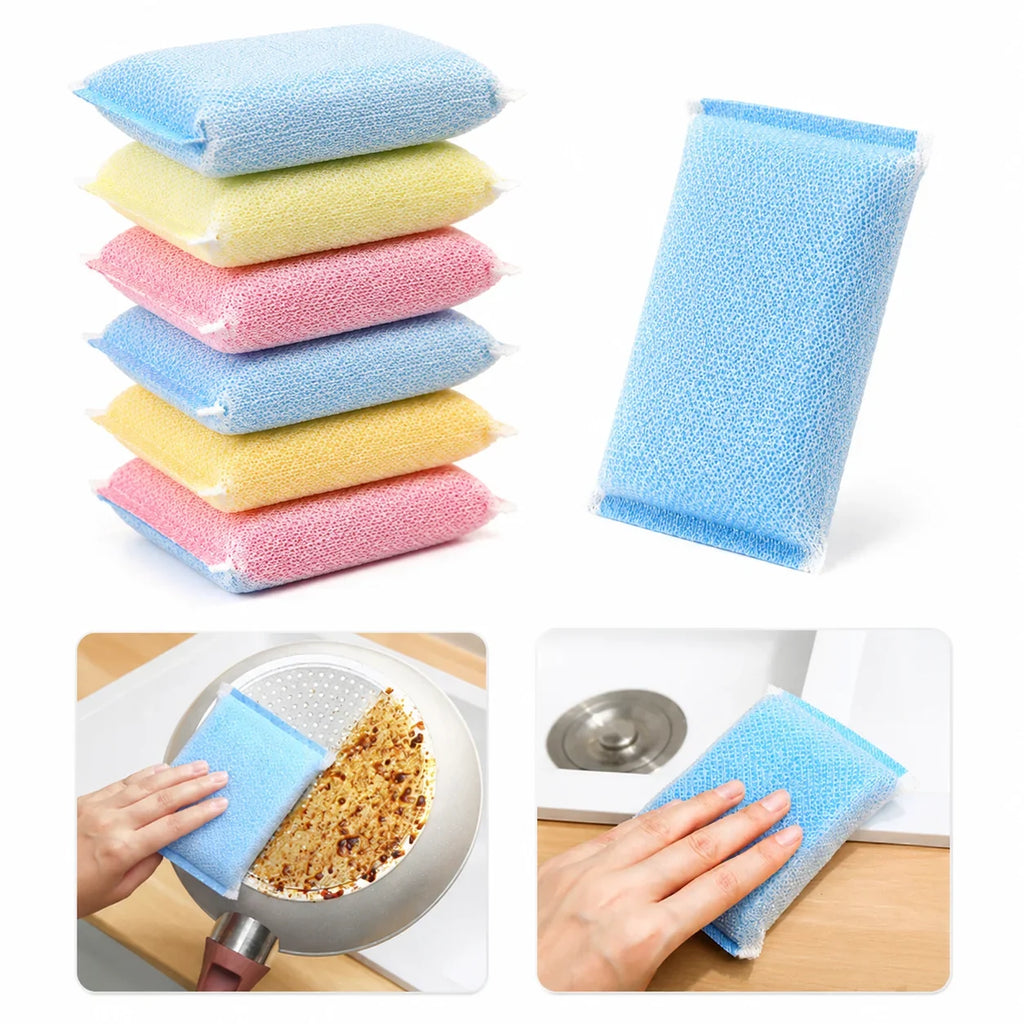 Double-Sided Kitchen Scrubber Sponge | Dishes, Pots & Pans