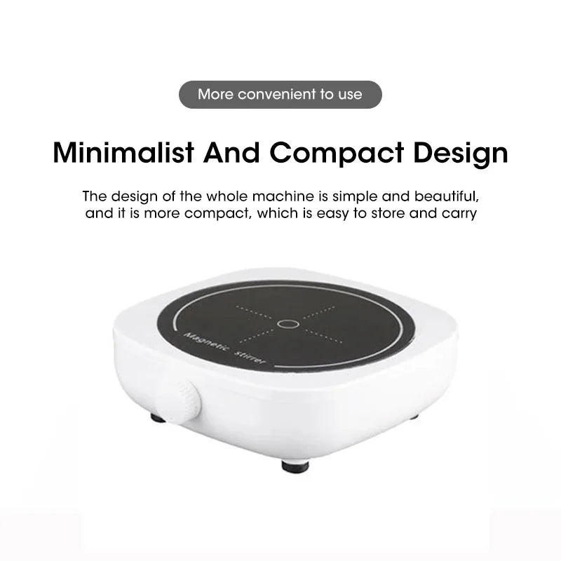 NOCCLILI Mini Magnetic Stirrer Lab Mixer 600–4000 RPM with Stir Bar
