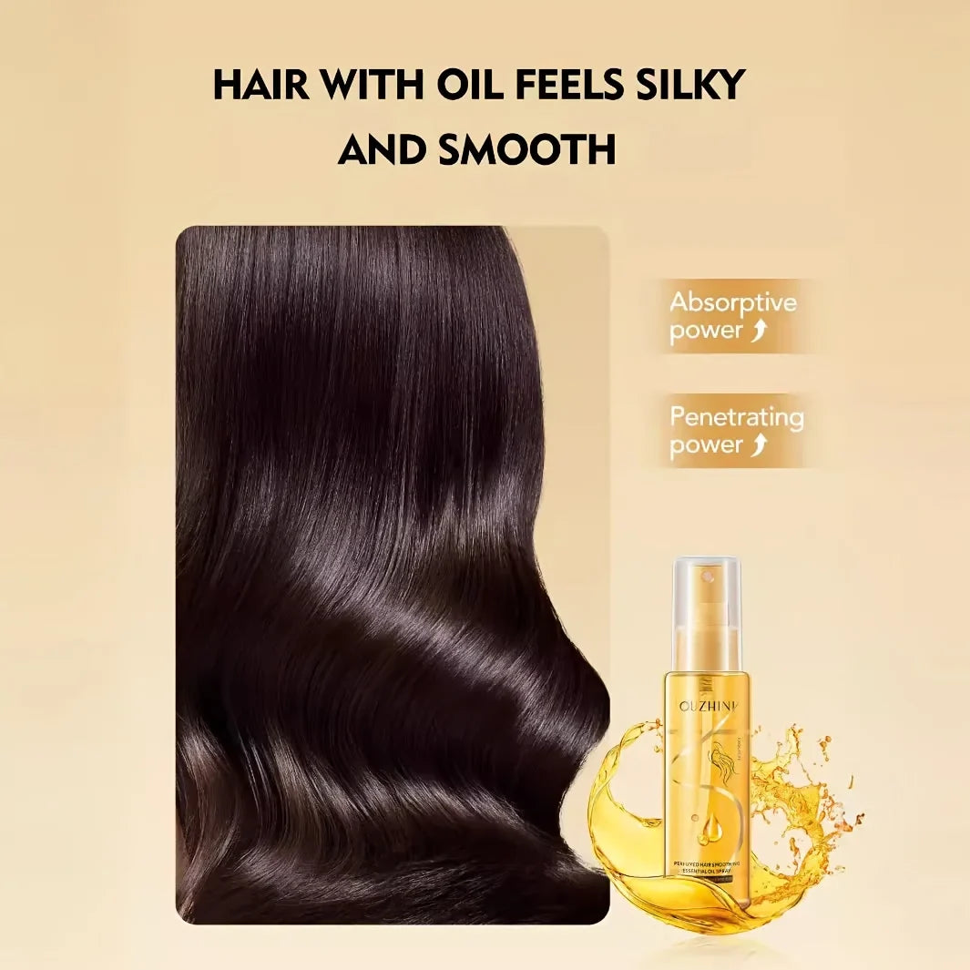 Fragrance Hair Oil Spray – Anti-Frizz & Moisturizing Conditioner