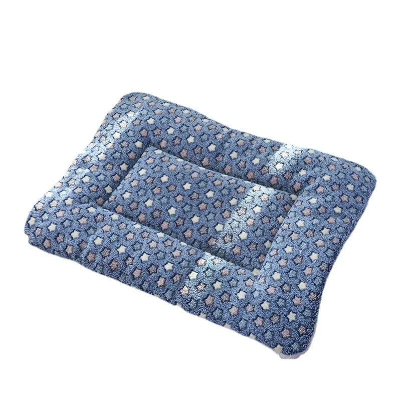 Thickened Plush Mat Cat Bed Sleeping Dog Coral Fleece Blanket Cotton