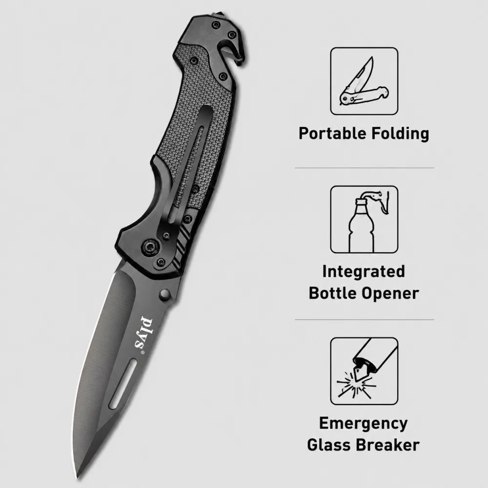 Stainless Steel Folding Pocket Knife – Camping & Outdoor EDC