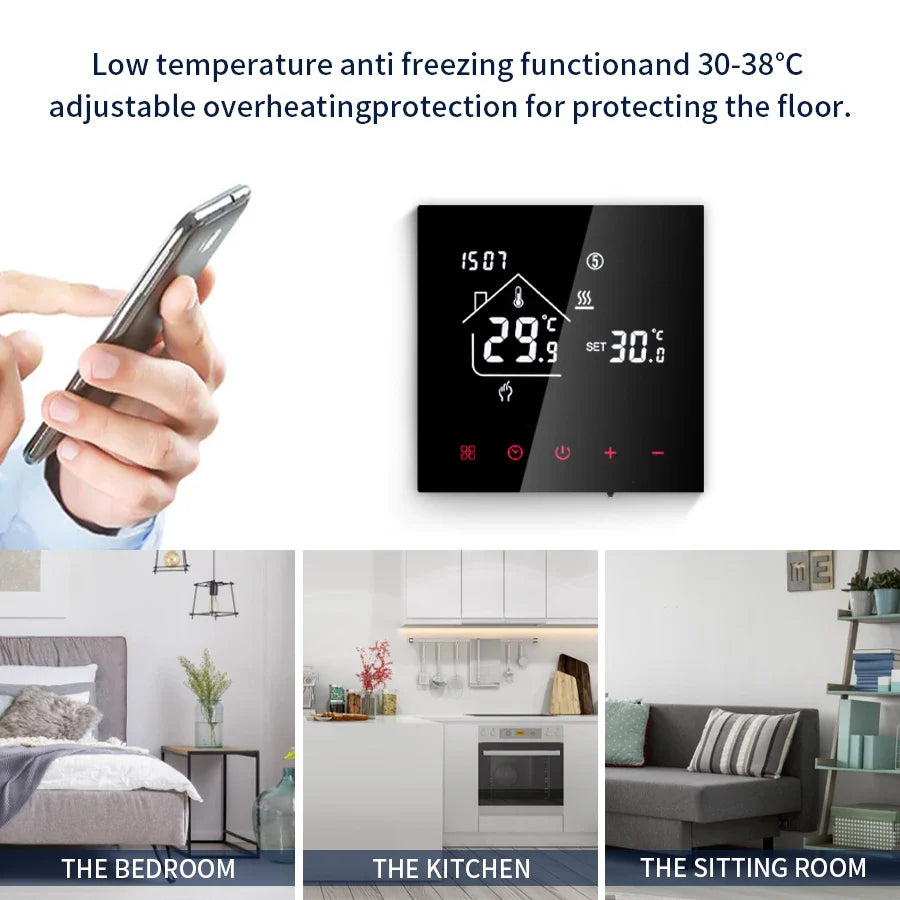 Tuya WiFi Smart Thermostat – Floor Heating & Gas Controller