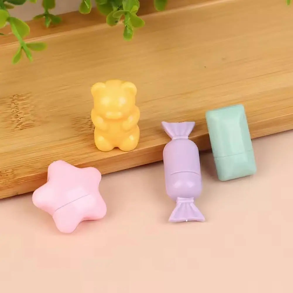 Cute Bear Mini Silicone Lip Brush – Portable Concealer Tool