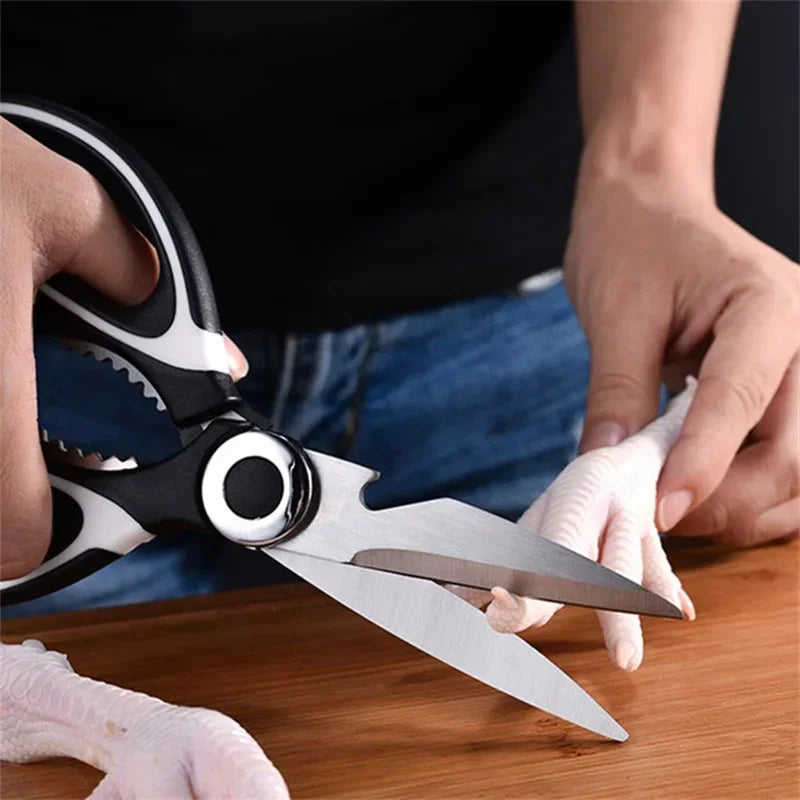 Stainless Steel Multifunctional Kitchen Scissors & Meat Shears