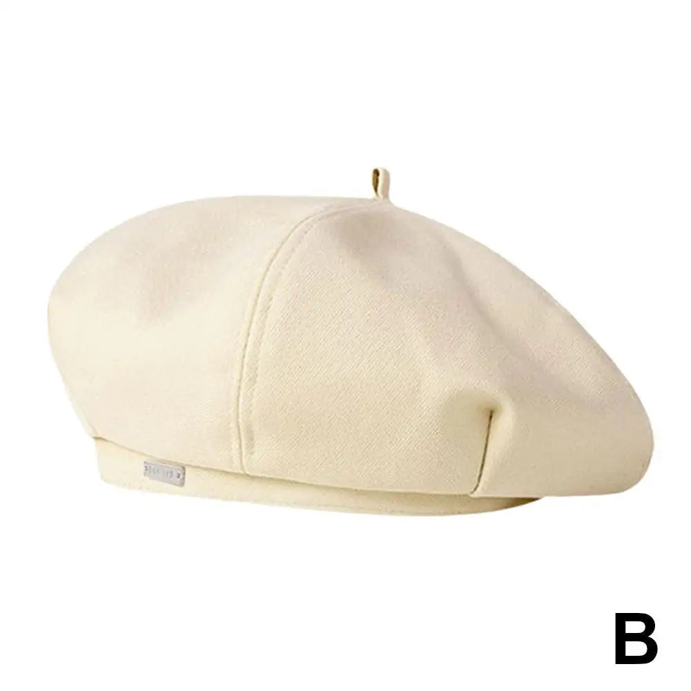Women's Vintage French Plaid Beret Hat – Painter Cap All Seasons