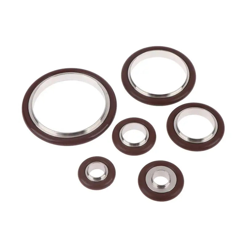 KF Vacuum Clamp Flange Centering Ring with NBR/FKM O-Ring Seal