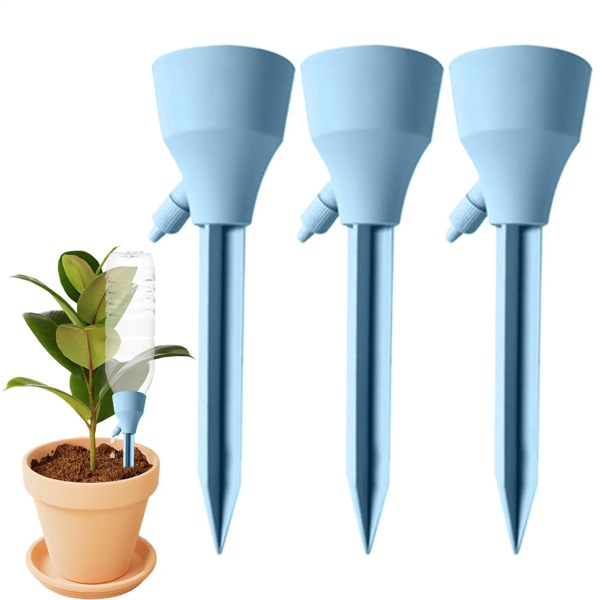 Adjustable Plant Watering Spikes 3-Pack – Auto Drip System