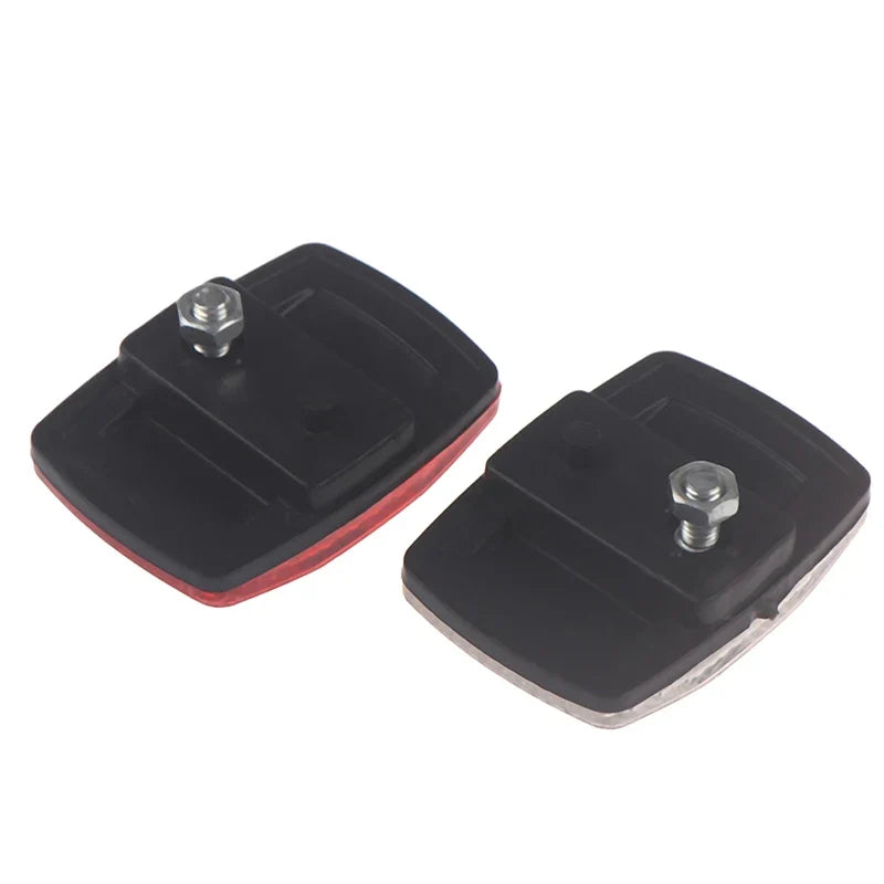 Bicycle Front & Rear Plastic Reflector – Bike Safety Warning