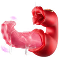 Tongue Licking Vibrator Female Powerful G-spot Vagina Massager Dildo