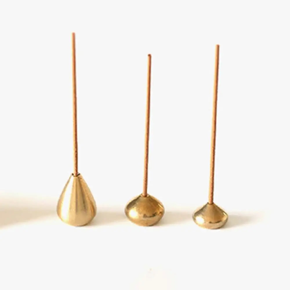 Brass Incense Stick Holder – Anti-Oxidation Temple Coil Base