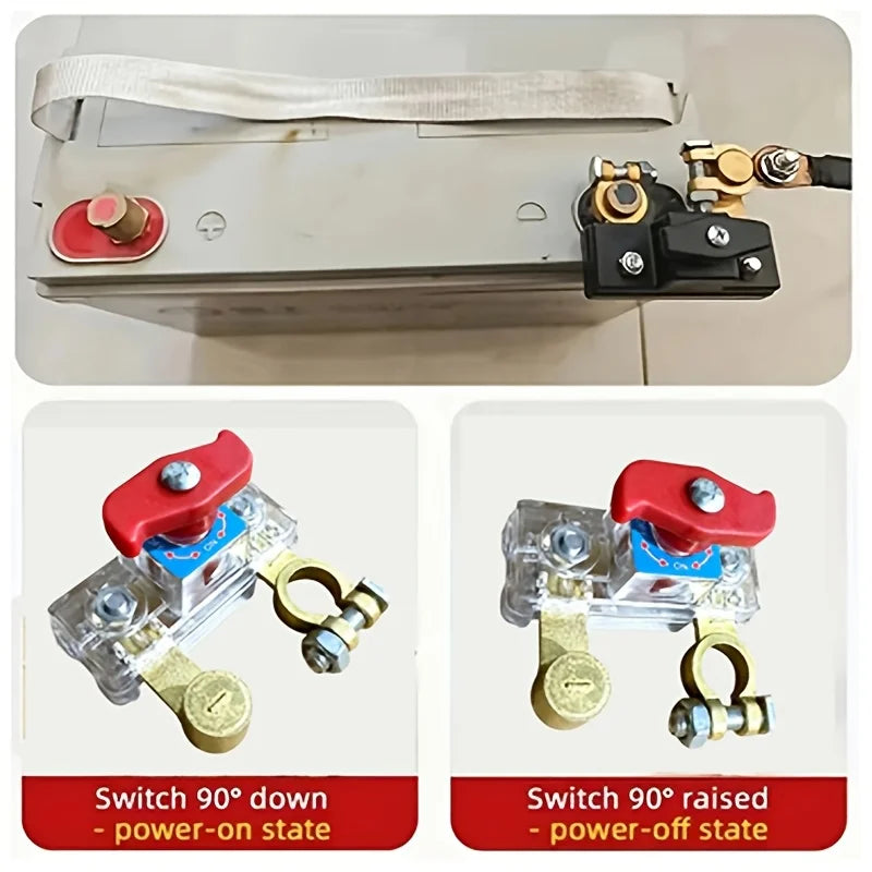 Car Battery Cut Off Switch 12V/24V Universal Disconnect