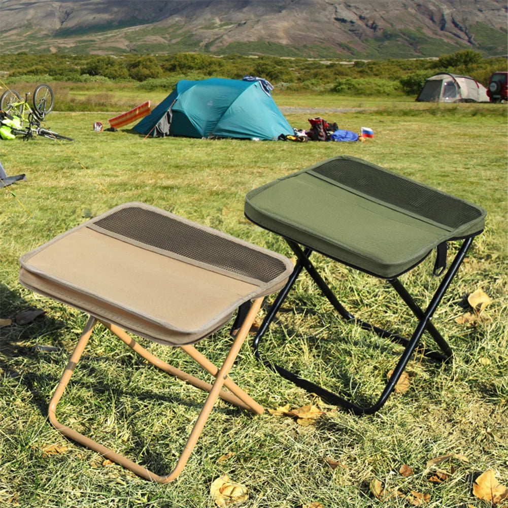 Portable Folding Camping Stool with Carry Bag – Lightweight