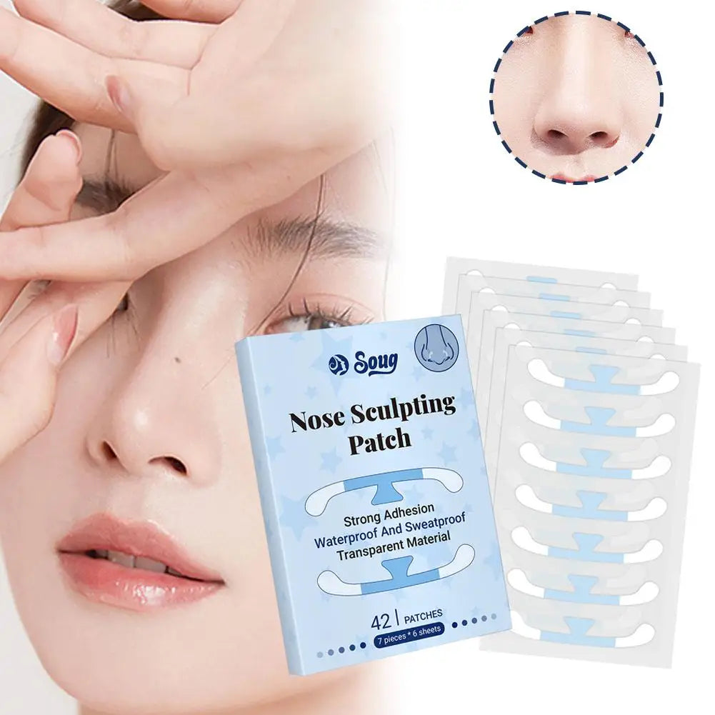 42-Pc Invisible Nose Shaping Stickers – Nose Shaper Strips