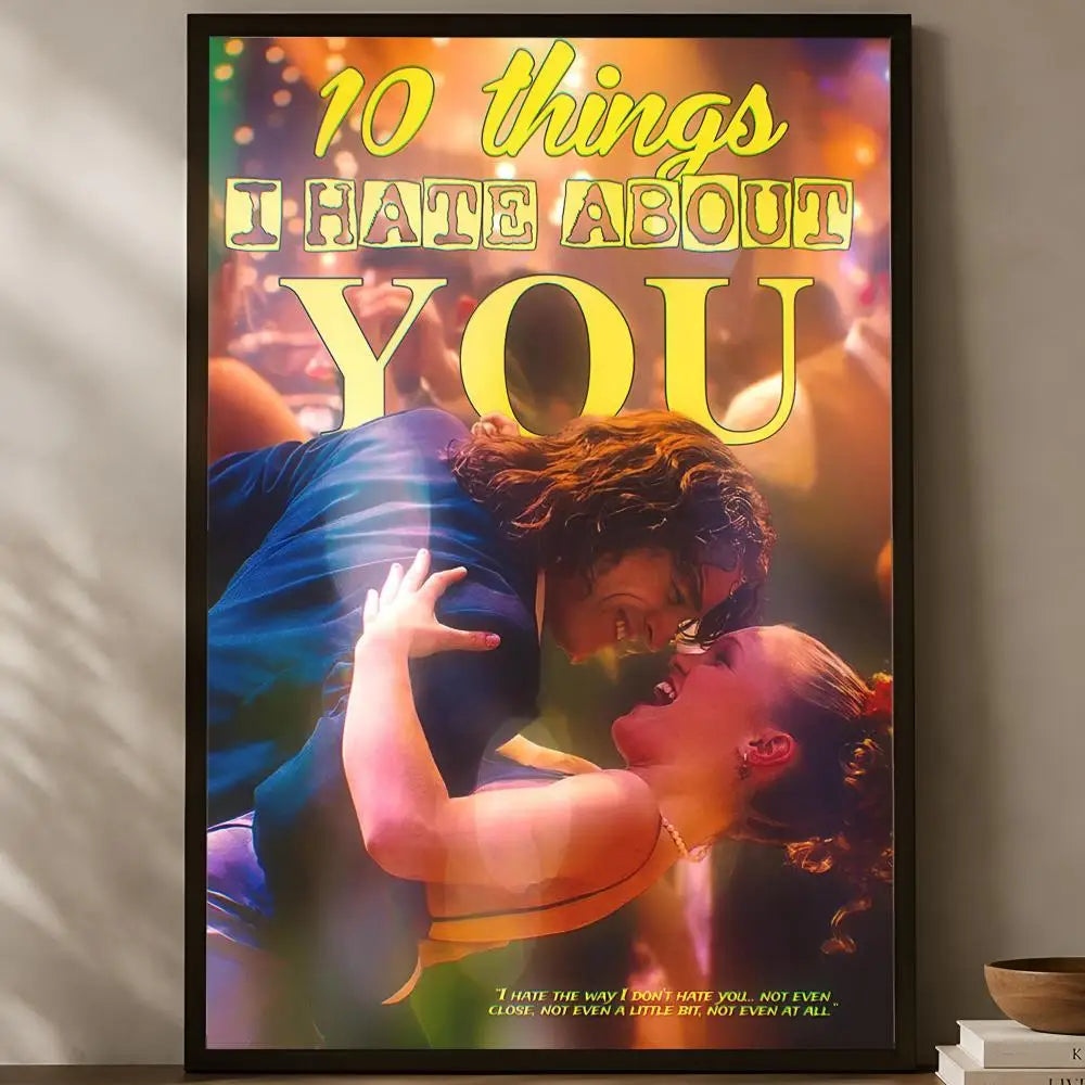 10 Things I Hate About You Poster – HD Waterproof PVC Wall Art