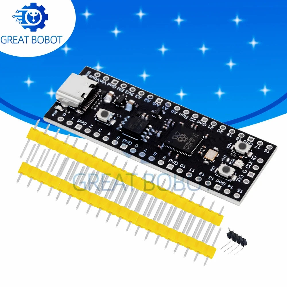 RP2350A Dual-Core Dev Board 16MB – Raspberry Pi Pico 2 Compatible