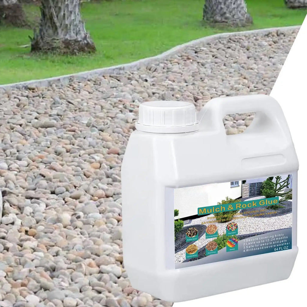 Rock Glue 64 oz – Strong Landscape Stone & Gravel Adhesive