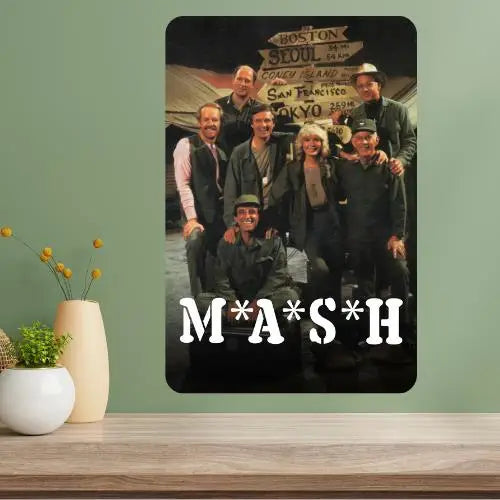MASH Classic TV Show Metal Poster Sign | Retro Aluminum Wall Art