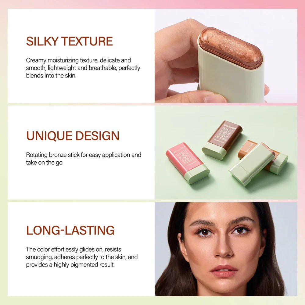 ibcccndc Cream Blush Stick – Contour, Bronzer & Highlighter