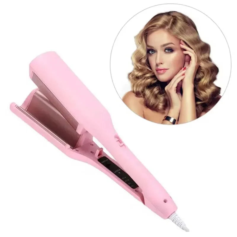 32mm Ceramic Egg Roll Hair Waver & Curling Iron Wand