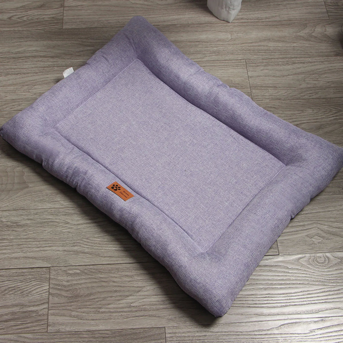 Square Dog Bed All-season Pet Cat Summer Cotton Linen Breathable Pad