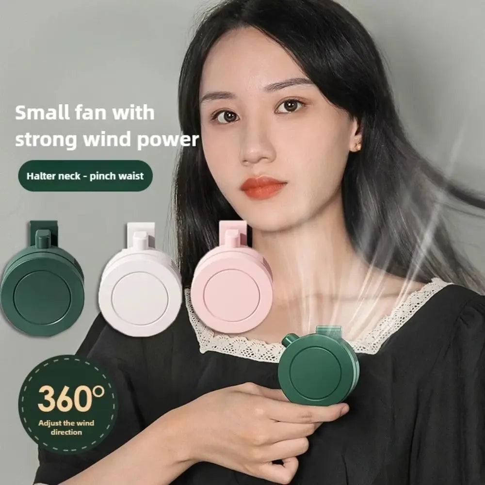 Clip-On USB Fan – Portable Wearable Neck & Waist Fan