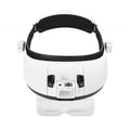 LED Headband Magnifier with Light – Jeweler Loupe Magnifying Glass