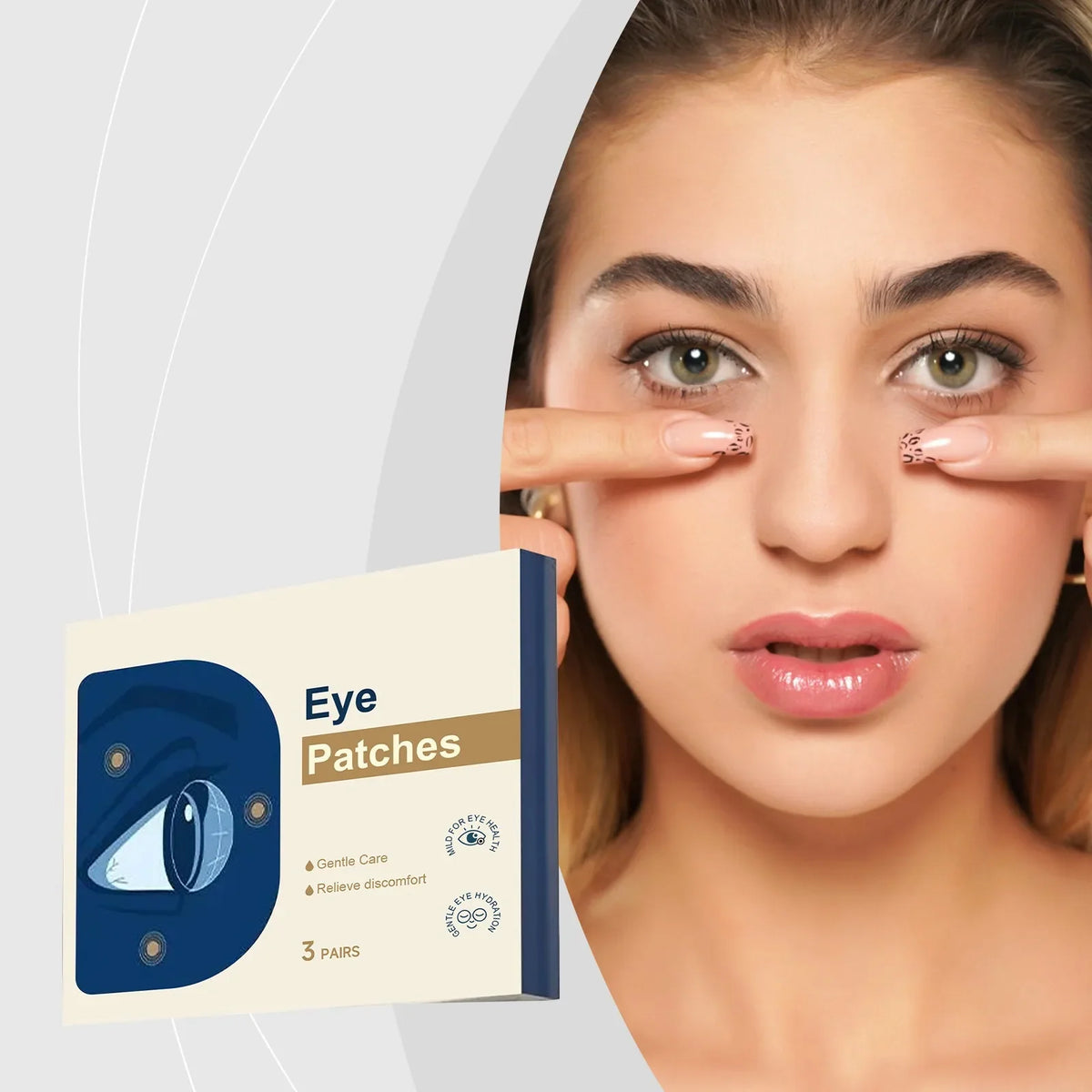 Mint Eye Cooling Patches – Soothing Herbal Eye Care Stickers 6pc