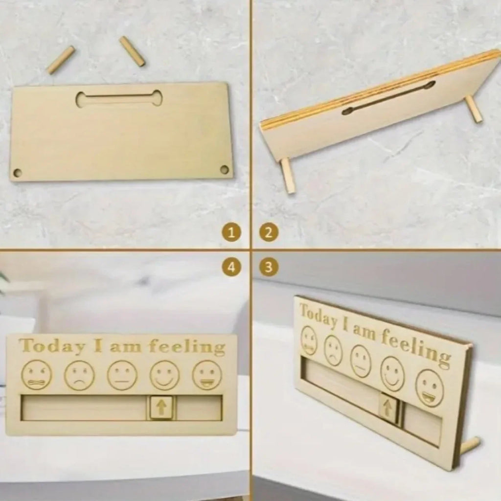 Daily Mood Creative Personalized Desktop Ornaments Wooden Personal