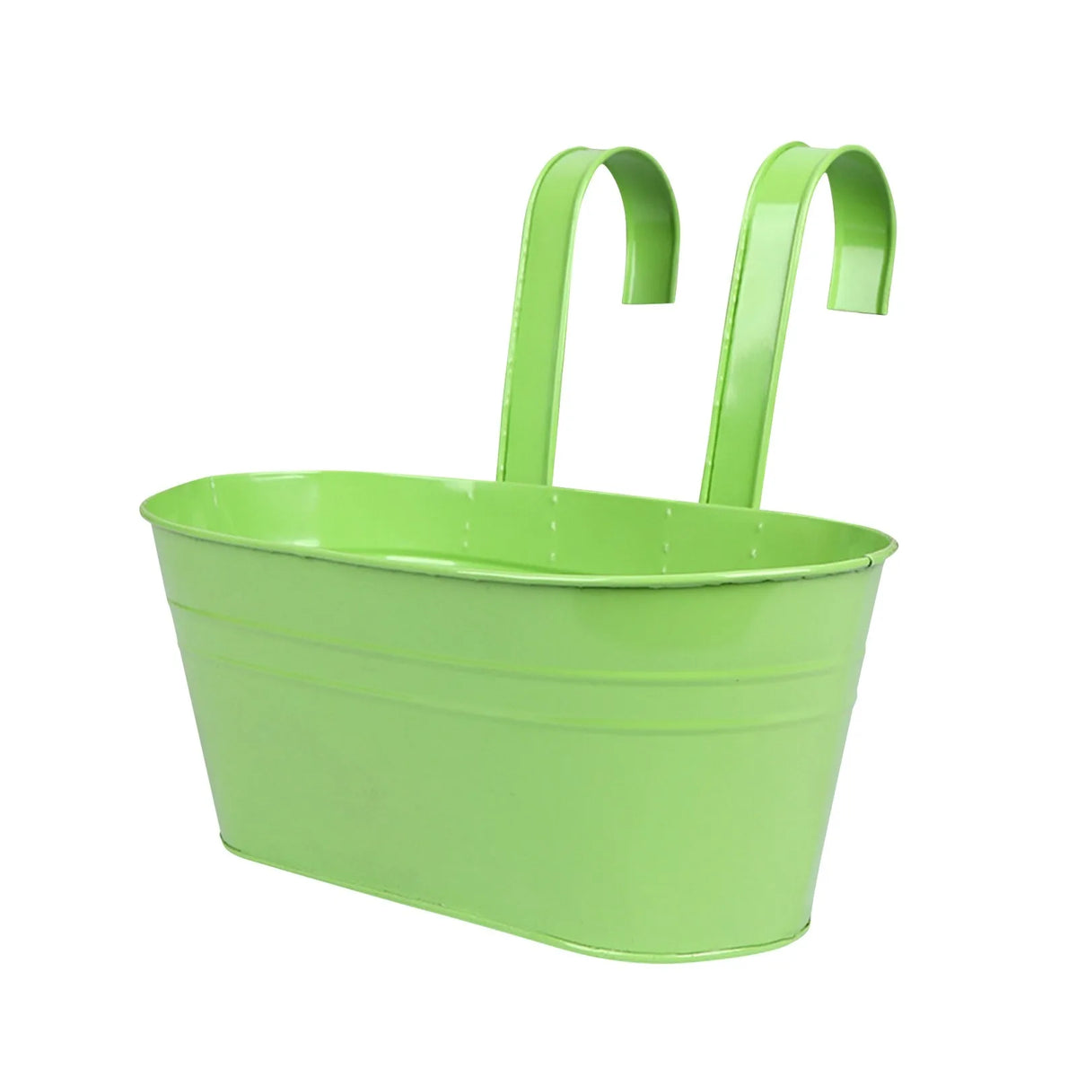 Metal Hanging Flower Pot with Hook | Fence & Balcony Planter