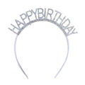 Rhinestone Crown Happy Birthday Headband – Queen Hair Hoop