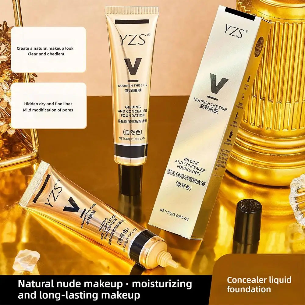 Waterproof Full Coverage Liquid Foundation Primer & Concealer
