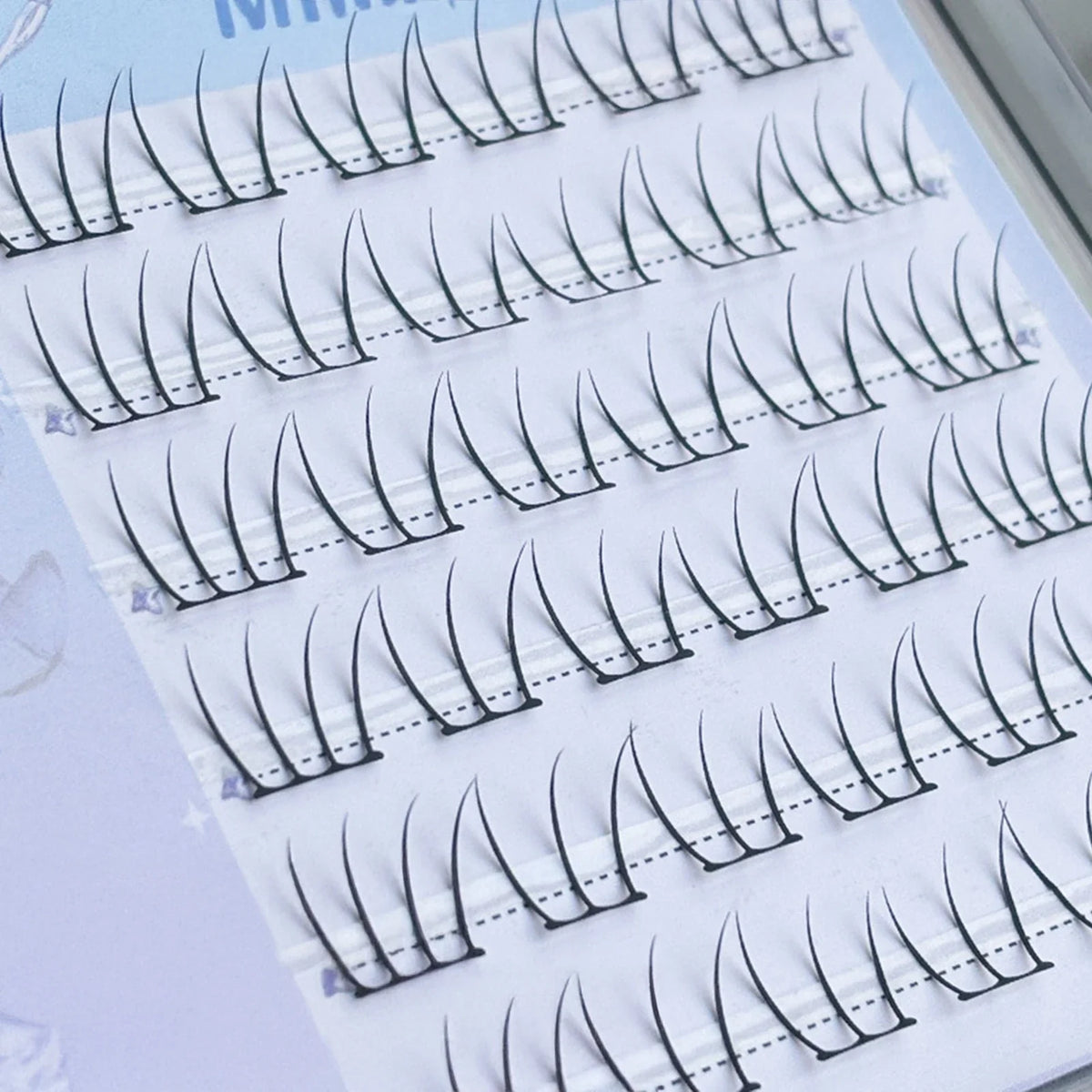 Wispy Cluster False Eyelashes – Natural Manga Cat Eye Lash