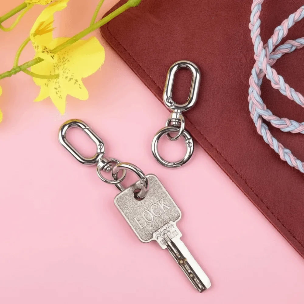 10-Pack Zinc Alloy Swivel Clasp Clips – Spring Snap Hook Lanyard