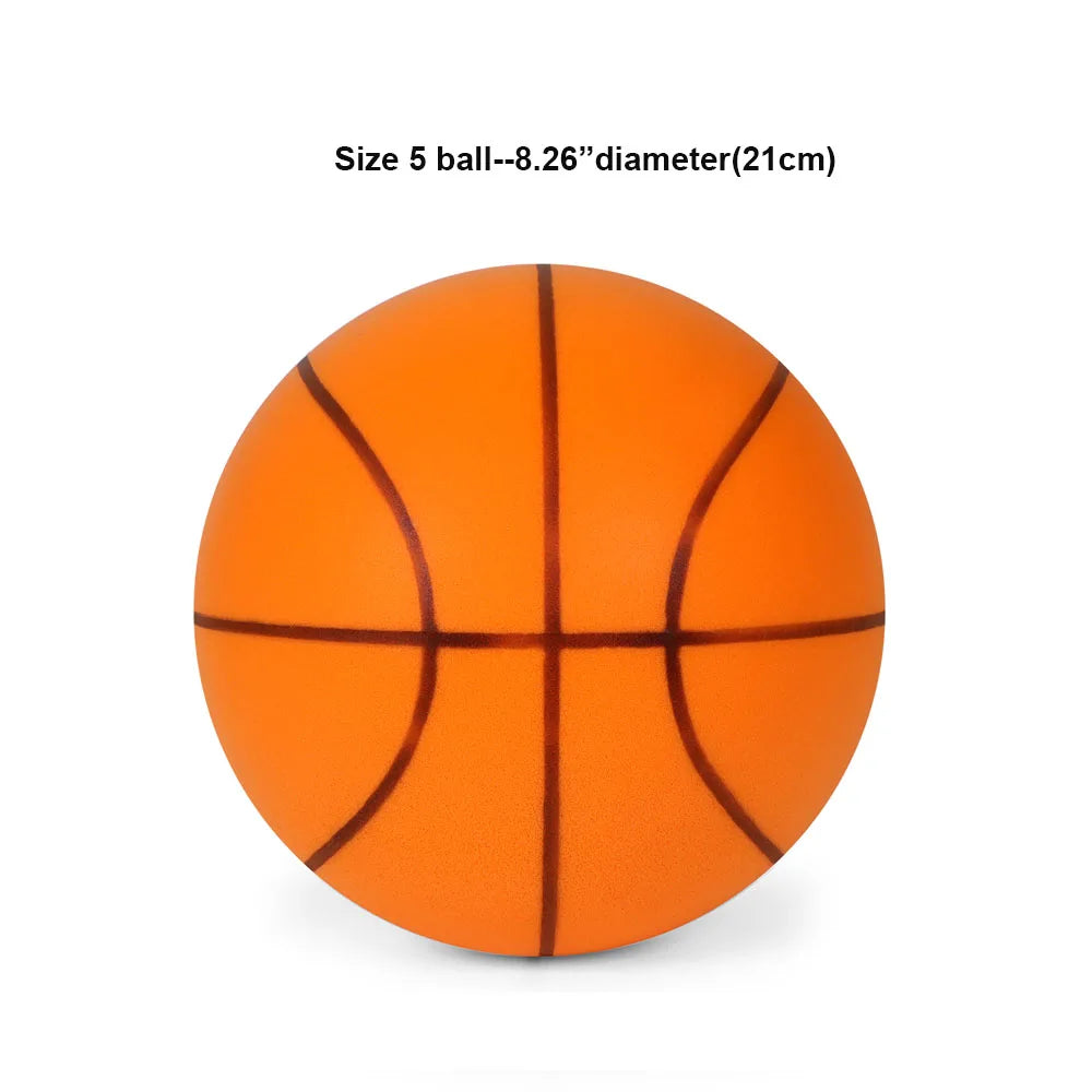 Kids Indoor Silent Foam Basketball – Quiet Bouncing Sports Toy