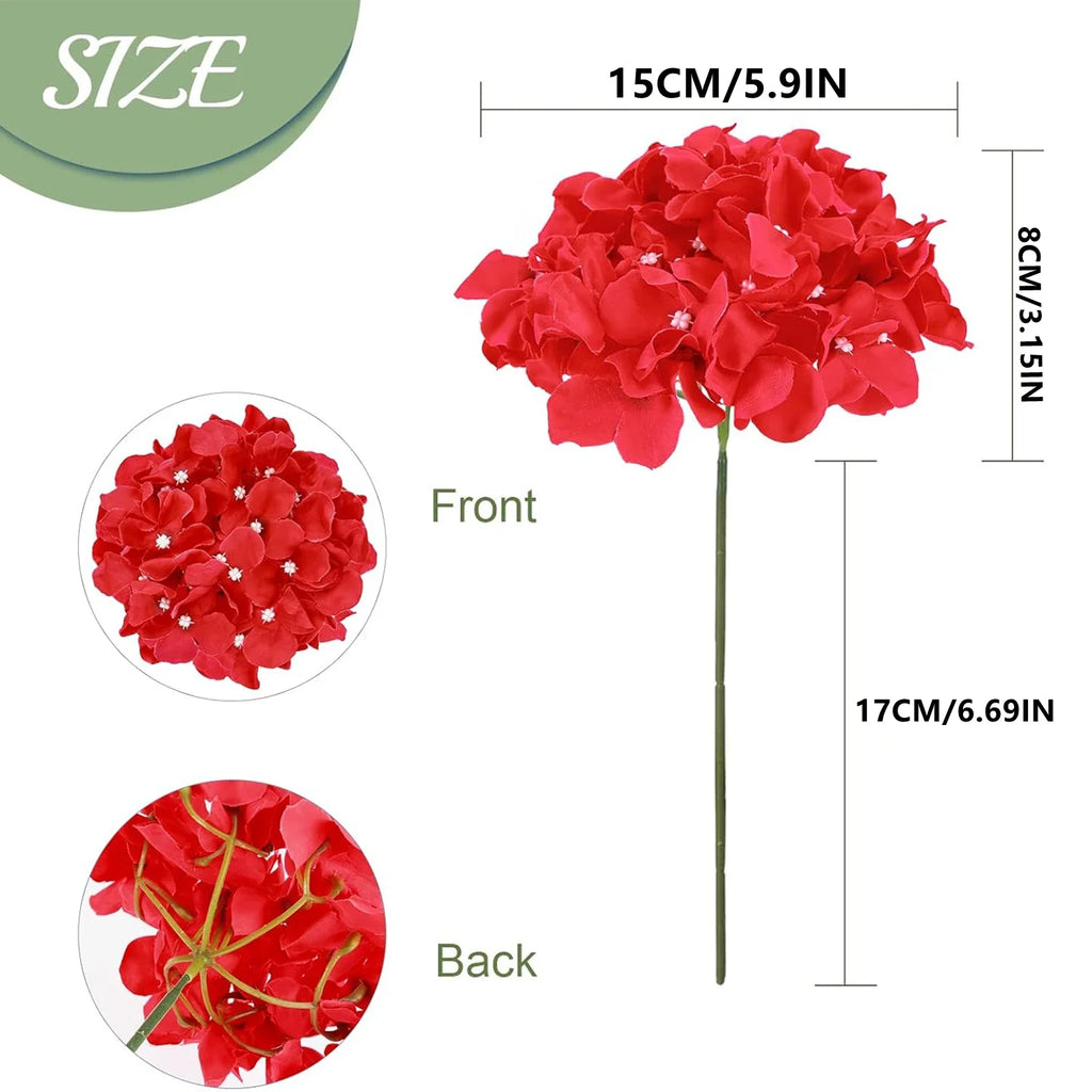Artificial Silk Hydrangea Stems – Wedding & Home Décor