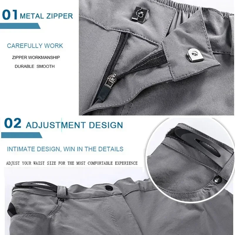 X-TIGER Men's MTB Cycling Shorts – Waterproof & Breathable