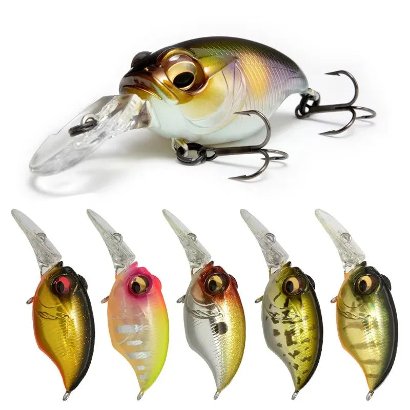 6g 42mm Floating Crankbait Lure – Bass, Perch & Pike Wobbler