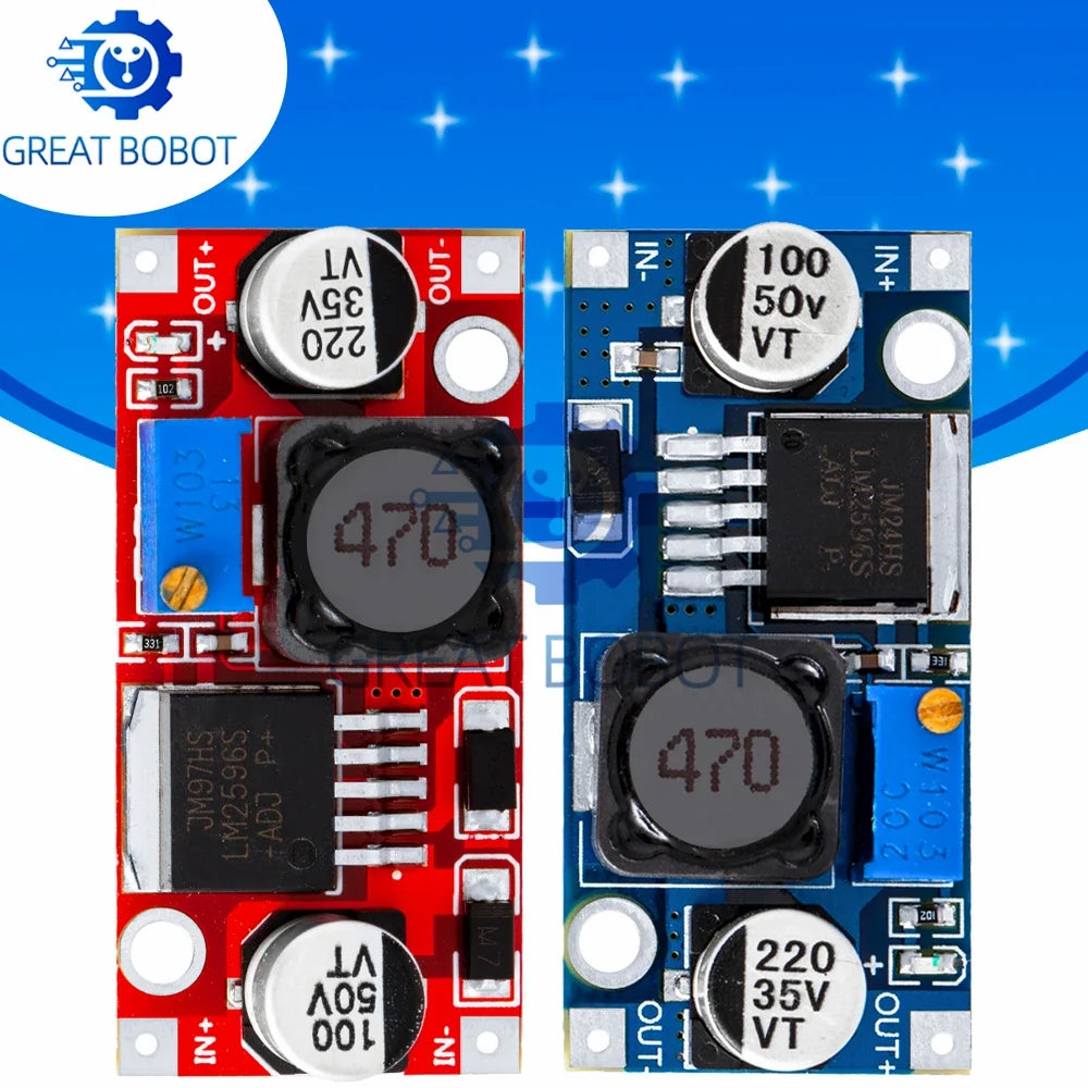 LM2596 DC-DC Buck Converter 3A Adjustable Step-Down Module