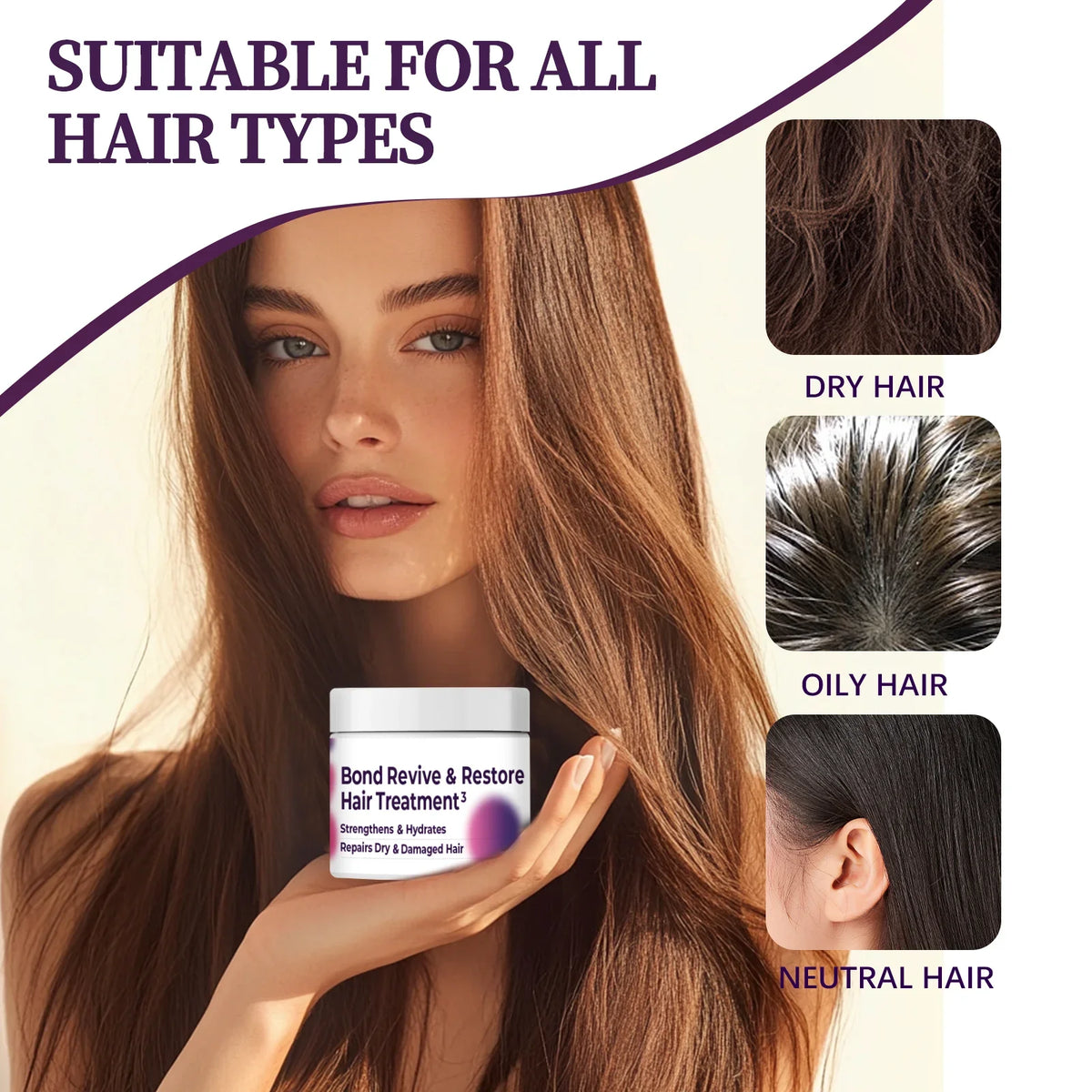 Bond Revive & Restore Hair Conditioner Mask – Natural 50ml