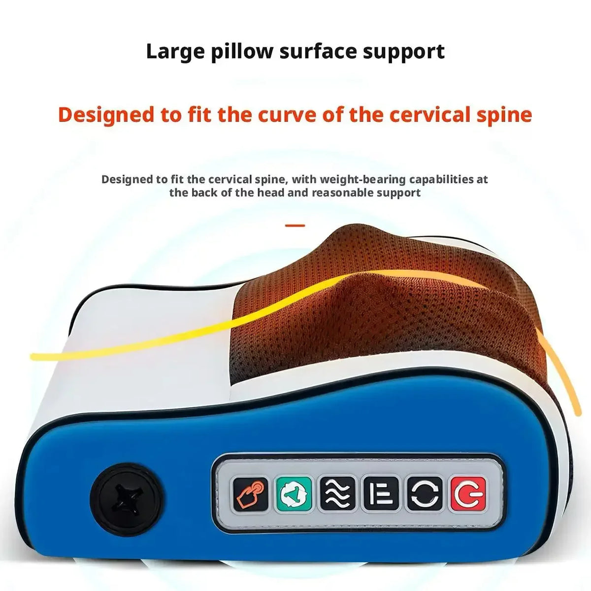 Smart Kneading Massage Pillow | Neck, Shoulder & Back Cushion